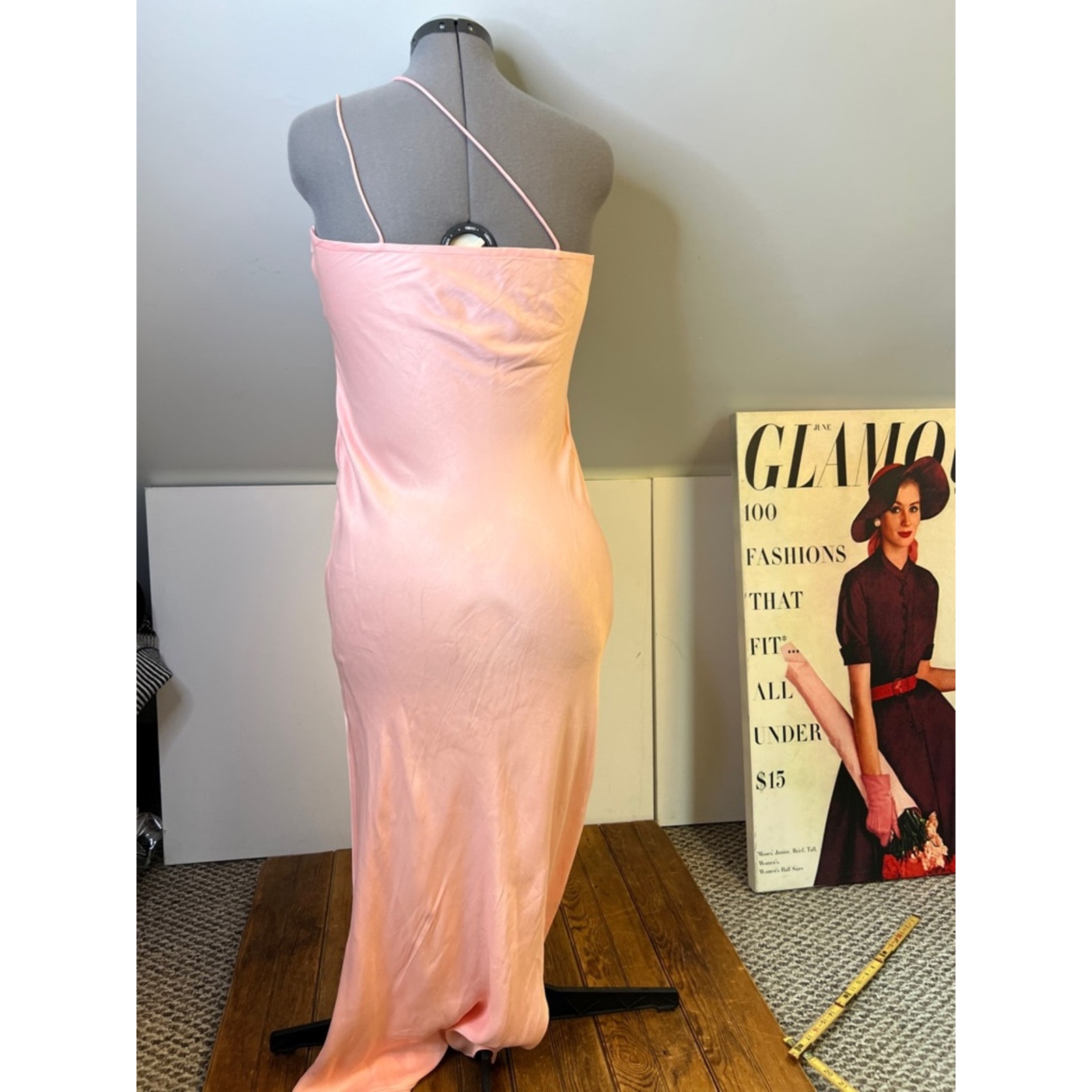 Summer Away Elegant Pink Slip Maxi Dress - Classic Women's Evening Gown Nwt New — image 4 of 6